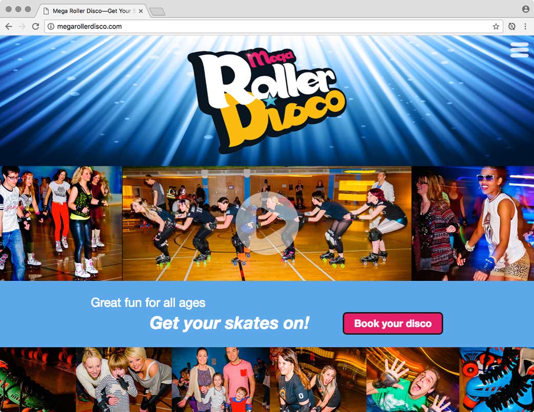 Mega Roller Disco website.